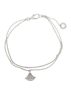 Bvlgari Diva Dream Pave Diamond Bracelet 18k White Gold